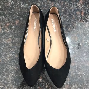 Black Velvet 10 Wide Flats